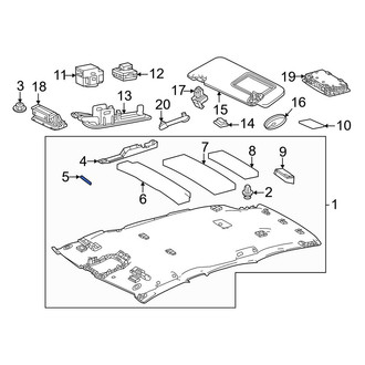 Lexus OE - Front Headliner Insulator