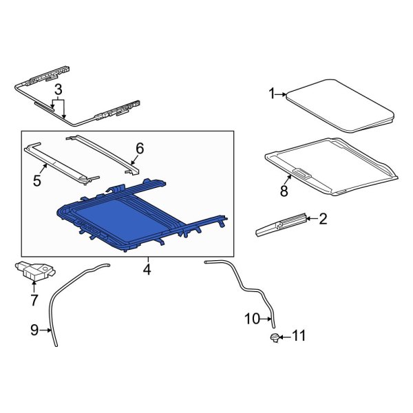 Sunroof Frame