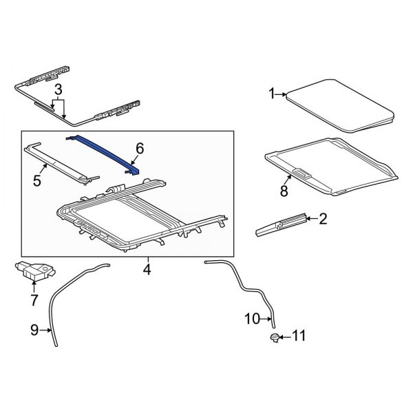 Sunroof Drip Rail