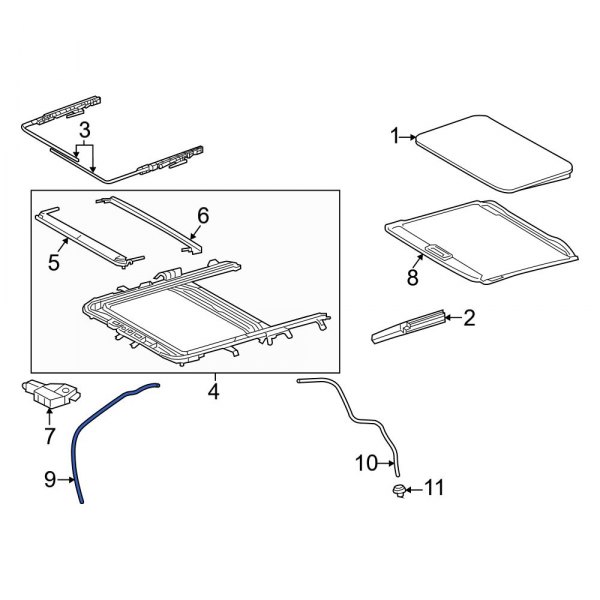 Sunroof Drain Hose