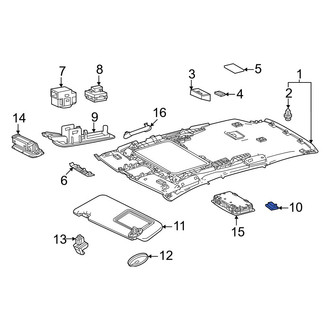Lexus OE - Rear Navigation Microphone Cap