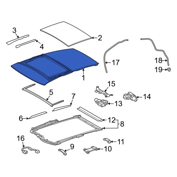 Roof Panel Glass