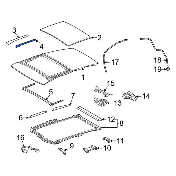 Sunroof Molding