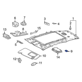 Lexus OE - Rear Navigation Microphone Cap