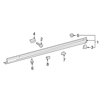 Lexus OE - Pillars, Rocker & Floor - Exterior Trim