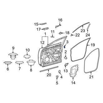 Lexus OE - Front Door Plug