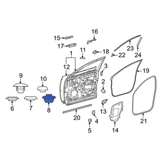 Lexus OE - Front Door Plug