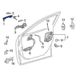 Lexus OE - Front Left Outer Exterior Door Handle