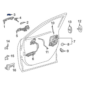 Lexus OE - Front Left Exterior Door Handle Cover