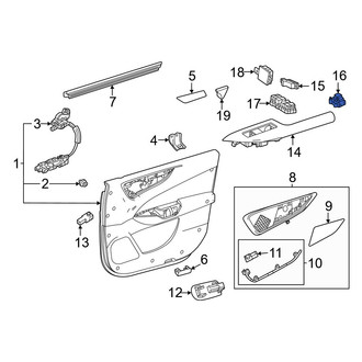 Lexus OE - Rear Door Lock Switch