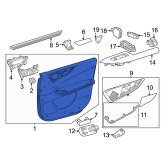 Lexus OE - Front Left Inner Door Interior Trim Panel