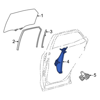 Lexus OE - Front Right Window Regulator