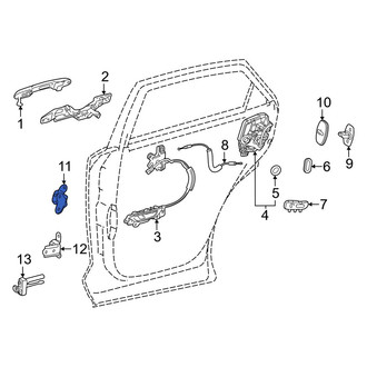Lexus OE - Front Right Upper Door Hinge