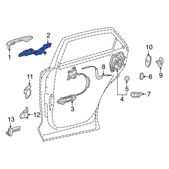 Lexus OE - Rear Left Exterior Door Handle Base
