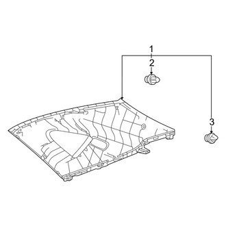 Lexus OE - Quarter Panel - Interior Trim (Upper Trim)