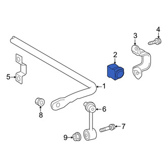 Lexus OE - Rear Suspension Stabilizer Bar Bushing
