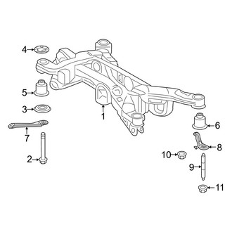 Lexus OE - Rear Suspension - Suspension Mounting (AWD)