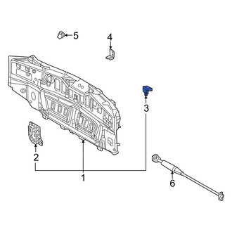 Lexus OE - Rear Upper Bumper Cover Bracket