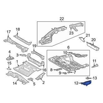 Lexus OE - Rear Right Floor Extension