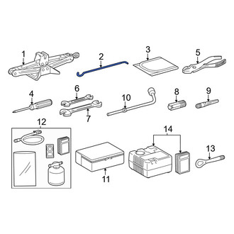 Lexus OE - Floor Jack Handle