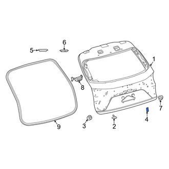 Lexus OE - Rear Deck Lid Stop Buffer