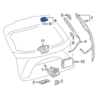 Lexus OE - Rear Liftgate Hinge