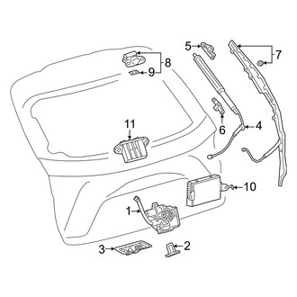 Lexus OE - Lift Gate - Lock & Hardware (With Power)