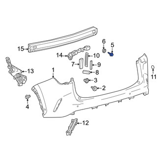 Lexus OE - Bumper Corner Cover Clip