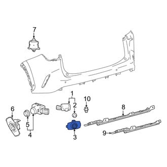 Lexus OE - Rear Outer Parking Aid Sensor Housing