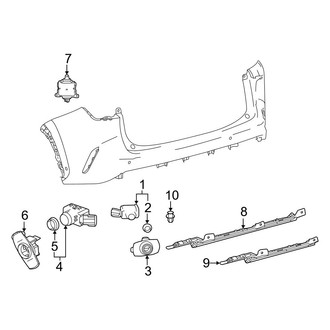 Lexus OE - Rear Bumper - Electrical Components