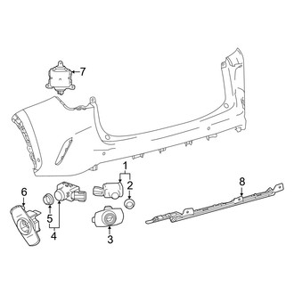 Lexus OE - Rear Bumper - Electrical Components