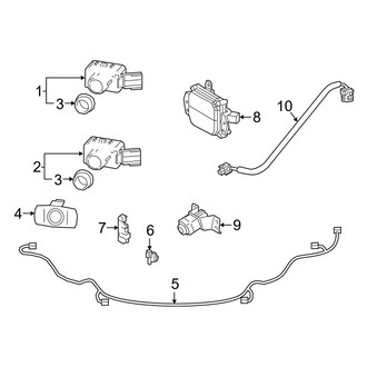 Lexus OE - Front Bumper & Grille - Electrical Components (F Sport)
