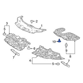 Lexus OE - Body B-Pillar Trim Panel Clip