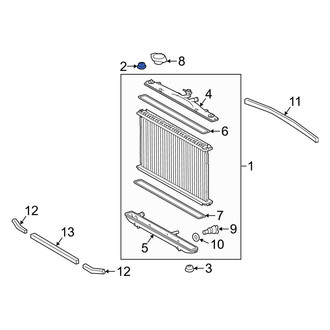 Lexus OE - Upper Radiator Insulator