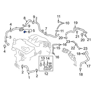 Lexus OE - Engine Coolant Thermostat Seal