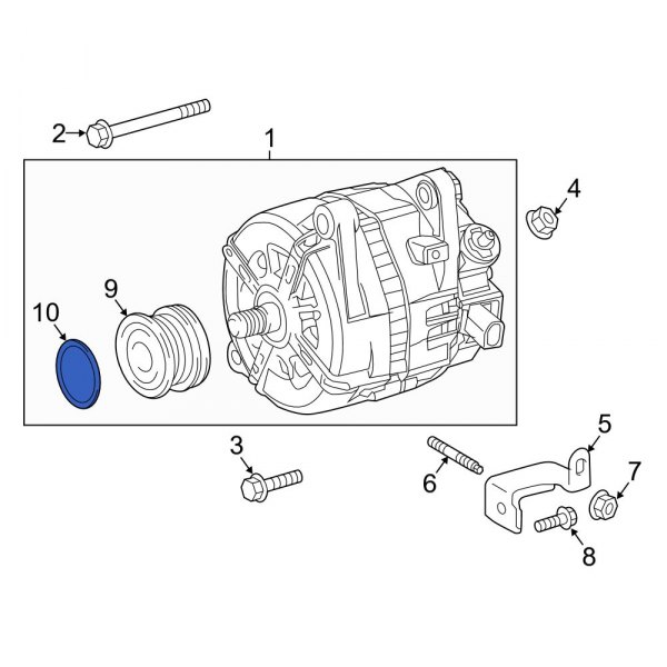 Alternator Pulley Cap