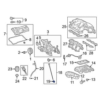 Lexus OE - Engine Oil Dipstick Tube O-Ring
