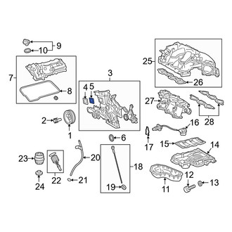 Lexus OE - Engine Timing Cover Gasket