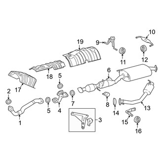 Lexus OE - Exhaust System - Exhaust Components