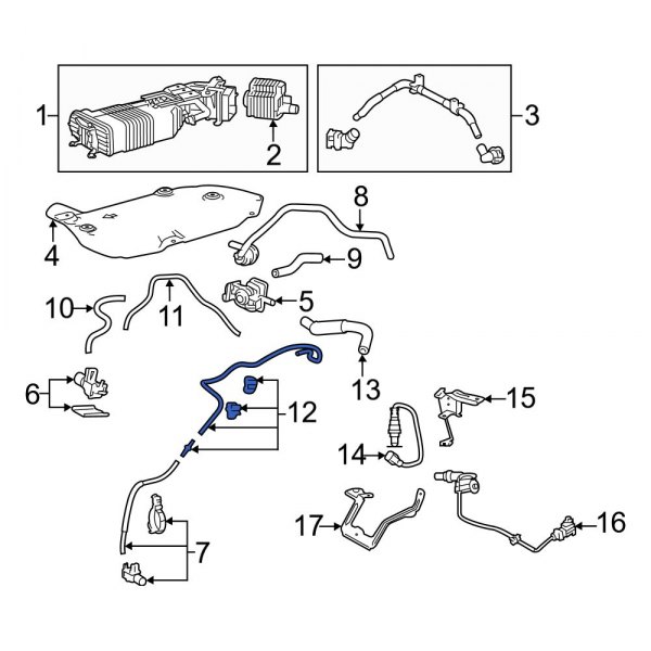 Evaporative Emissions System Lines