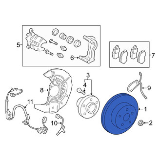 Lexus OE - Front Disc Brake Rotor