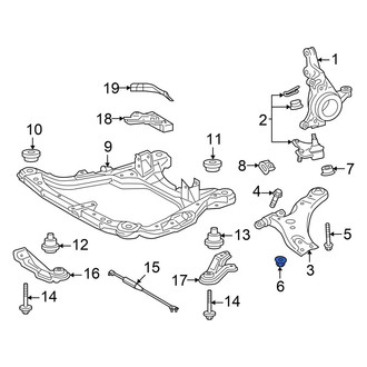 Lexus OE - Suspension Control Arm Nut