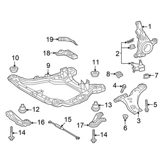Lexus OE - Front Suspension - Suspension Components