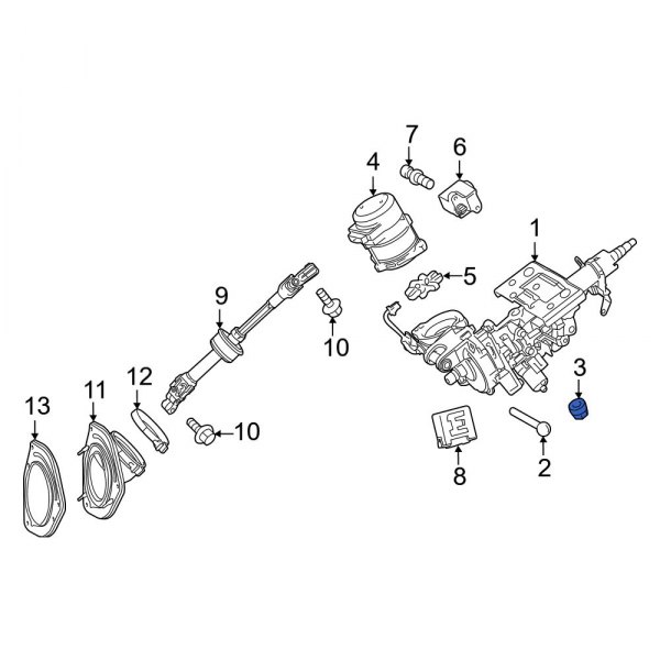 Steering Column Nut