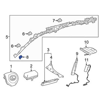Lexus OE - Curtain Air Bag Spacer