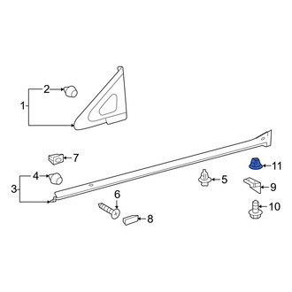 Lexus OE - Rocker Panel Molding Grommet