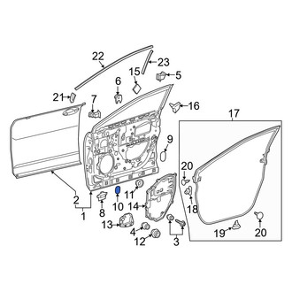 Lexus OE - Front Door Cap