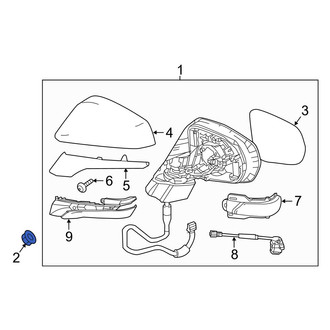 Lexus OE - Door Mirror Nut