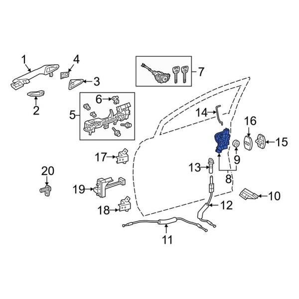 Door Latch Assembly
