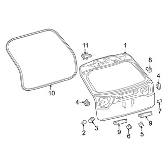 Lexus OE - Lift Gate - Gate & Hardware